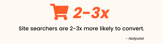 site searchers convert