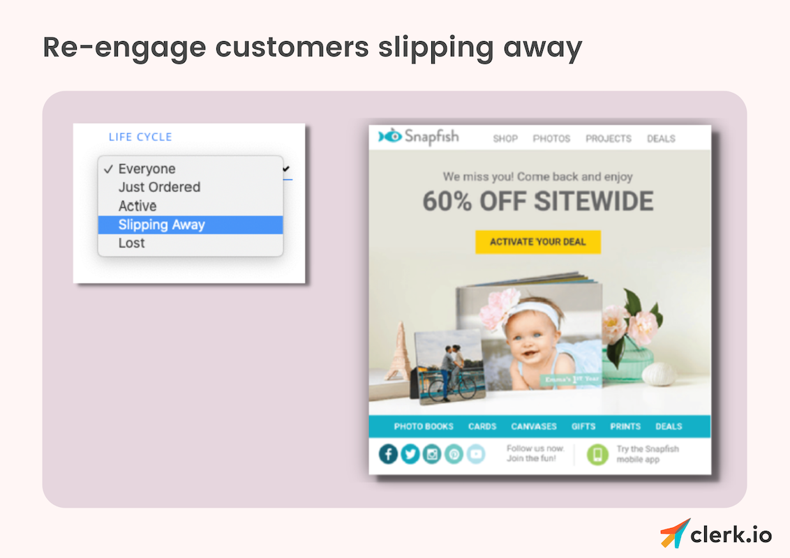 Clerk's AI-driven segmentation feature
