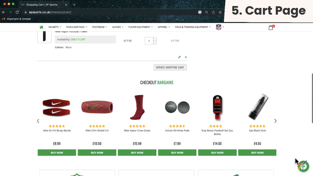 optimize your recommendations with these key pages cart page